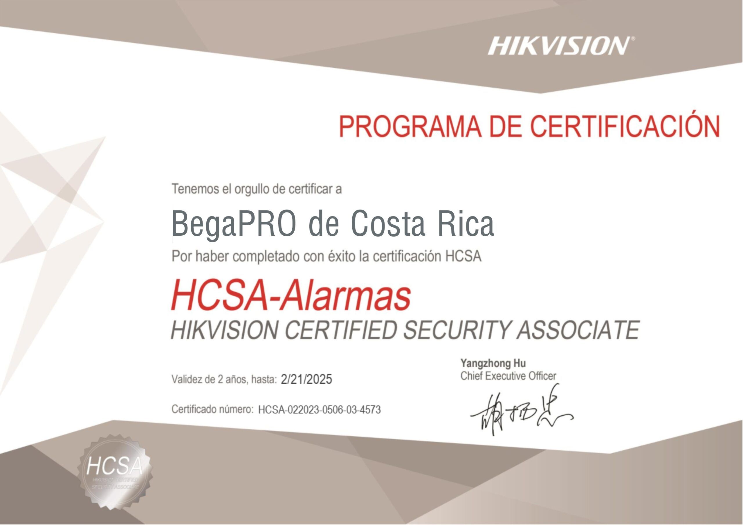 HCSA-Alarmas
